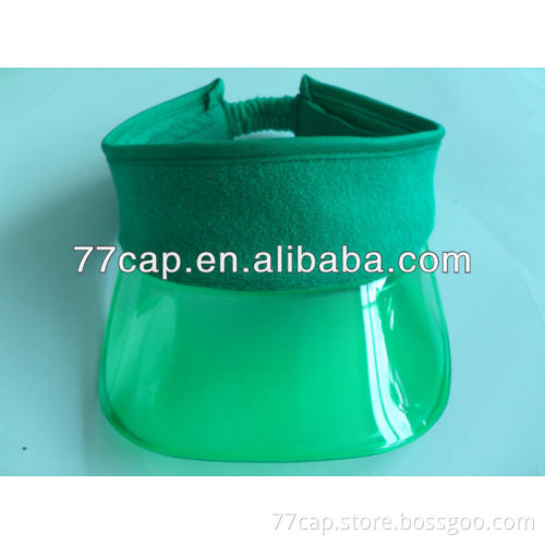 Plastic UV Protection Sun Visor Cap Anti UV Cap